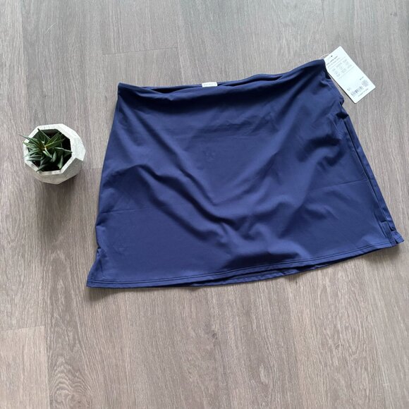NWT ATHLETA Navy "Tidal Swim Skirt" - Picture 2 of 11
